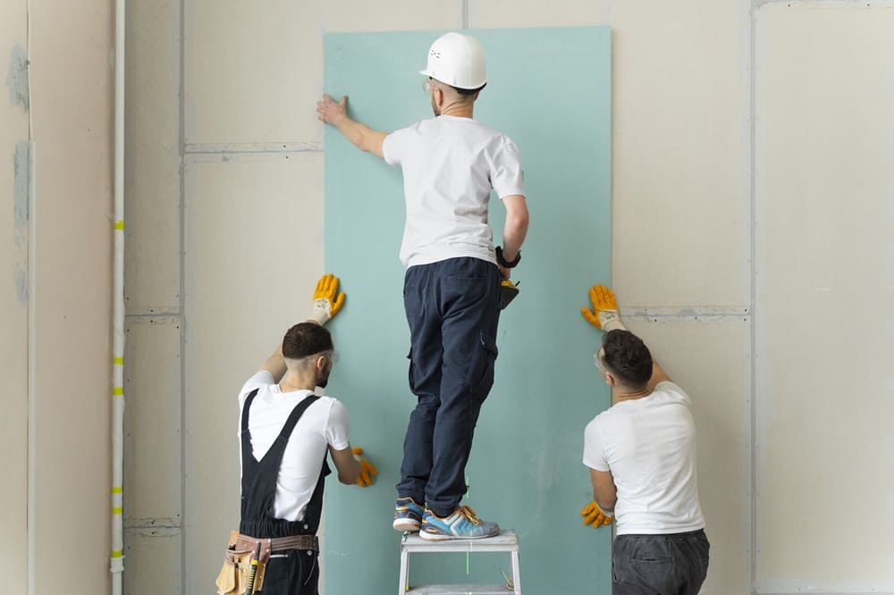 O drywall é um material que, além de apresentar diversos benefícios, possui fácil manutenção.